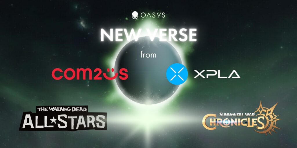 Oasys、Com2uS、XPLAのパートナーシップが示すWeb3ゲームの新時代