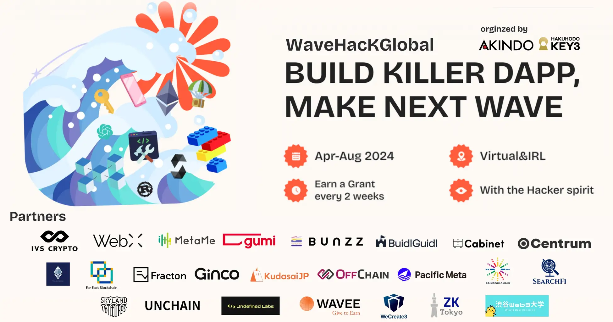 web3キラーアプリ創出を加速する「WaveHack Global」プログラム