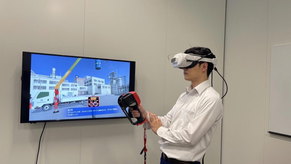 VRを活用したクレーンの訓練システムの開発