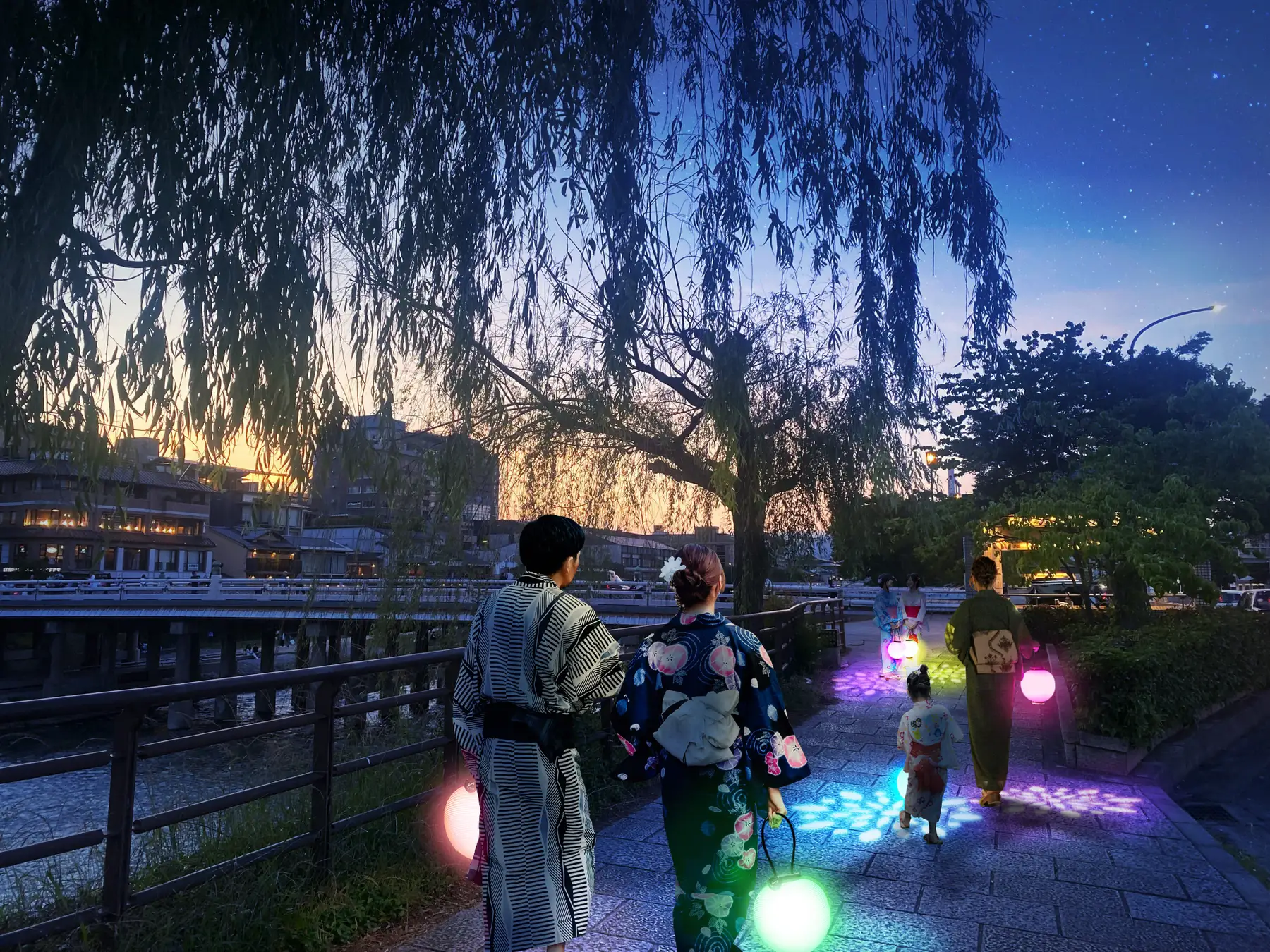 ネイキッドのアート提灯で京都の夜を楽しむ