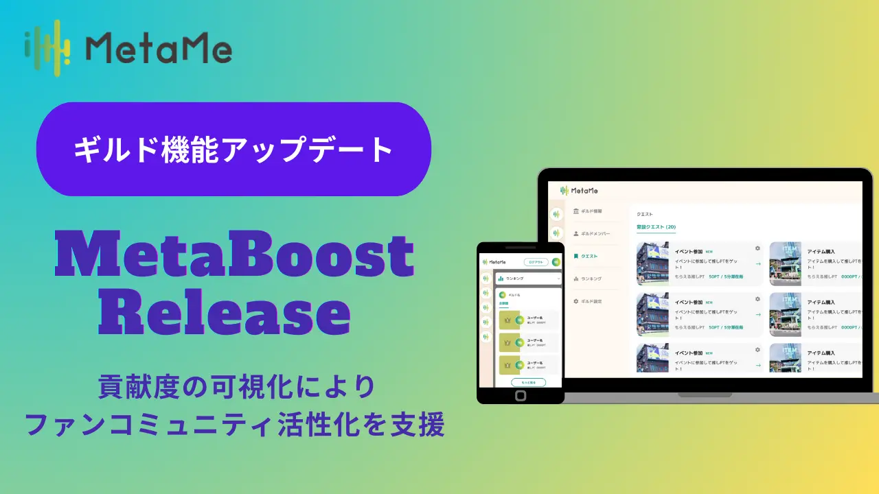 メタブースト：NTTドコモが提供するメタコミュニケーション支援プラットフォーム「MetaMe」の新基盤